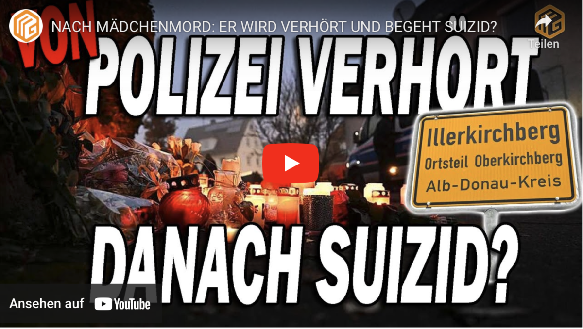 NACH MÄDCHENMORD: ER WIRD VERHÖRT UND BEGEHT SUIZID? So er erbärmlich ist der Polizeibericht dazu!