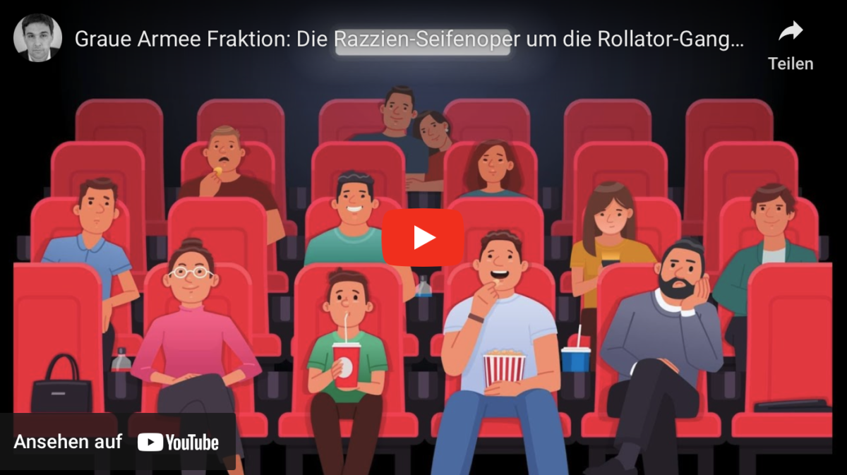 Graue Armee Fraktion: Die Razzien-Seifenoper um die Rollator-Gang und was wirklich dahinter steckt!