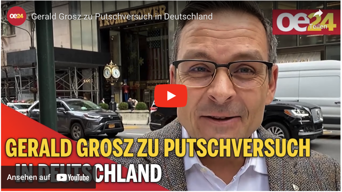 Gerald Grosz zu Putschversuch in Deutschland!