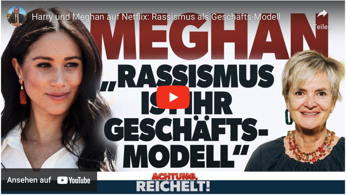 Harry und Meghan auf Netflix: Rassismus als Geschäfts-Modell!
