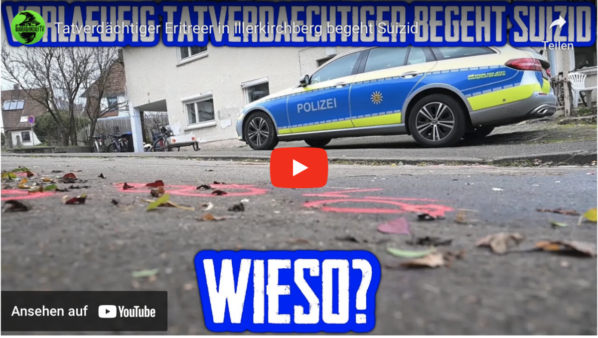 Tatverdächtiger Eritreer in Illerkirchberg begeht Suizid