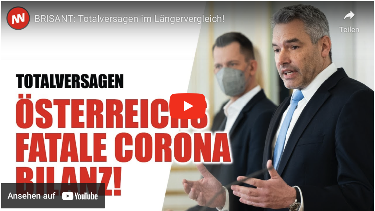 BRISANTE Corona-Bilanz: Totalversagen im Längervergleich!