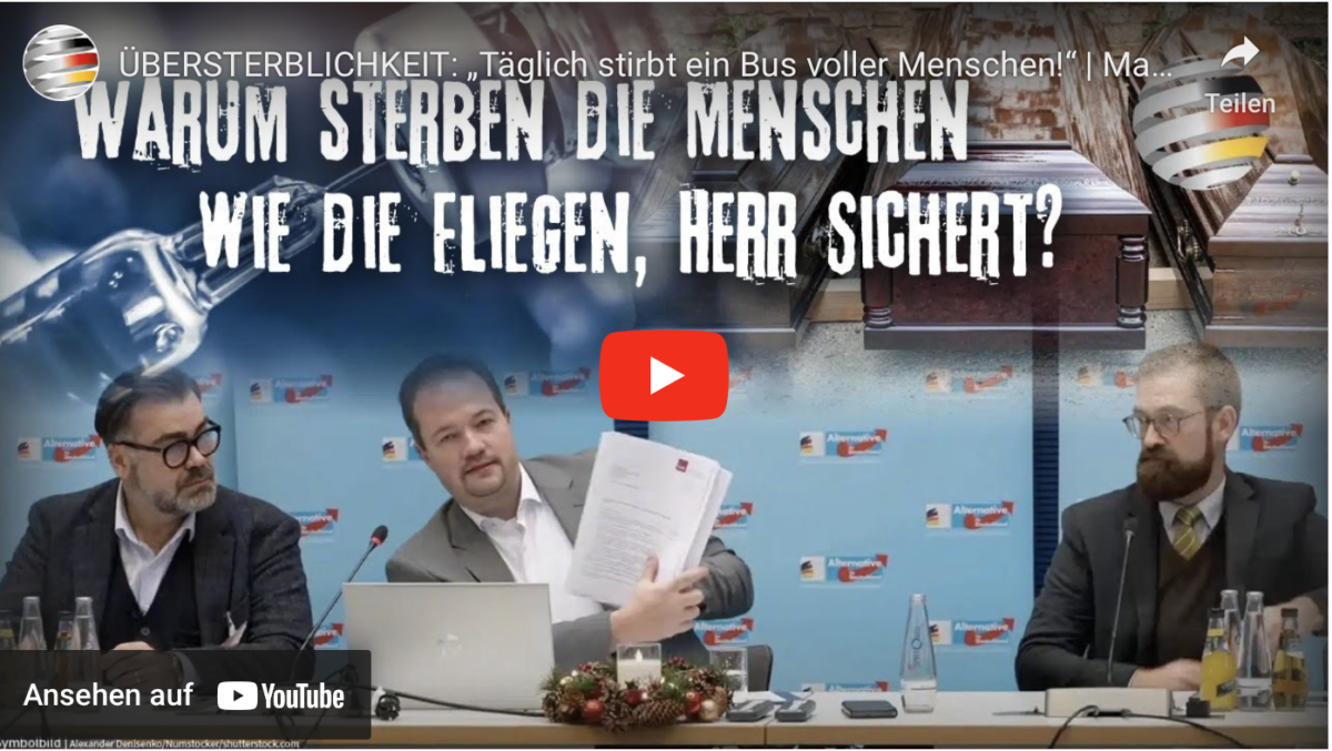 ÜBERSTERBLICHKEIT: „Täglich stirbt ein Bus voller Menschen!“
