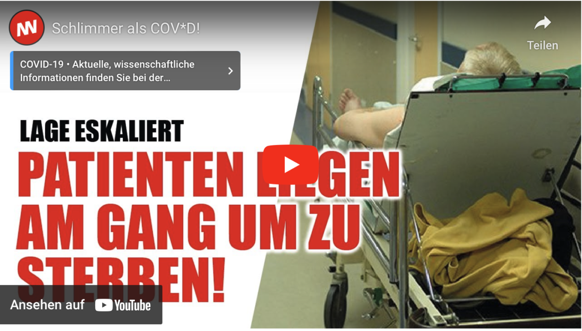 Schlimmer als COViD! Sterbende liegen im Gangbetten!