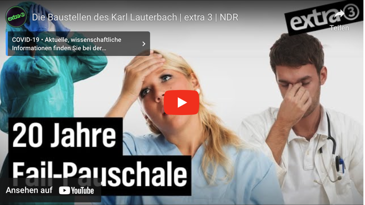 Die Baustellen des Karl Lauterbach!