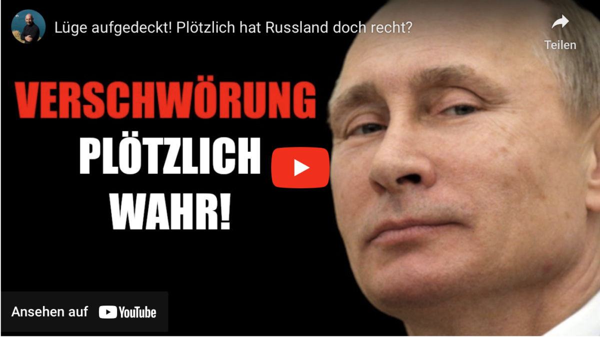 Lüge aufgedeckt! Plötzlich hat Russland doch recht?