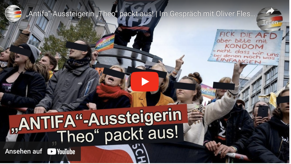 Antifa“-Aussteigerin „Theo“ packt aus!