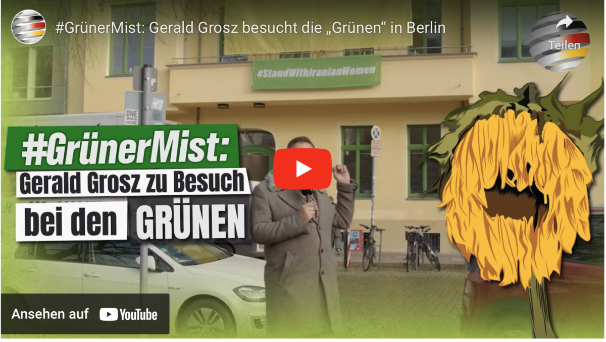 #GrünerMist: Gerald Grosz besucht die „Grünen“ in Berlin!
