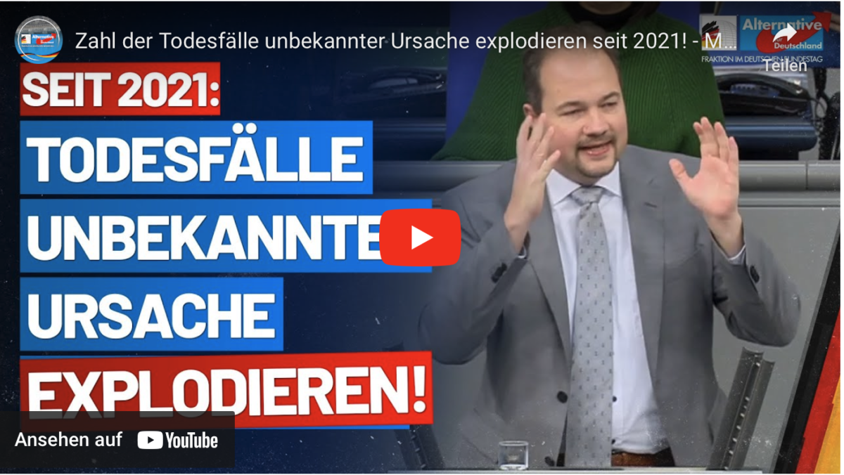 Zahl der Todesfälle unbekannter Ursache explodieren seit 2021!