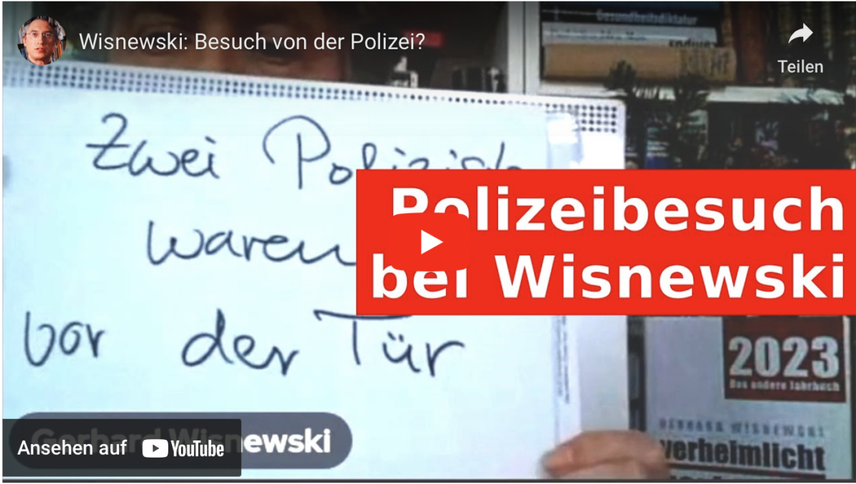 Wisnewski: Besuch von der Polizei?