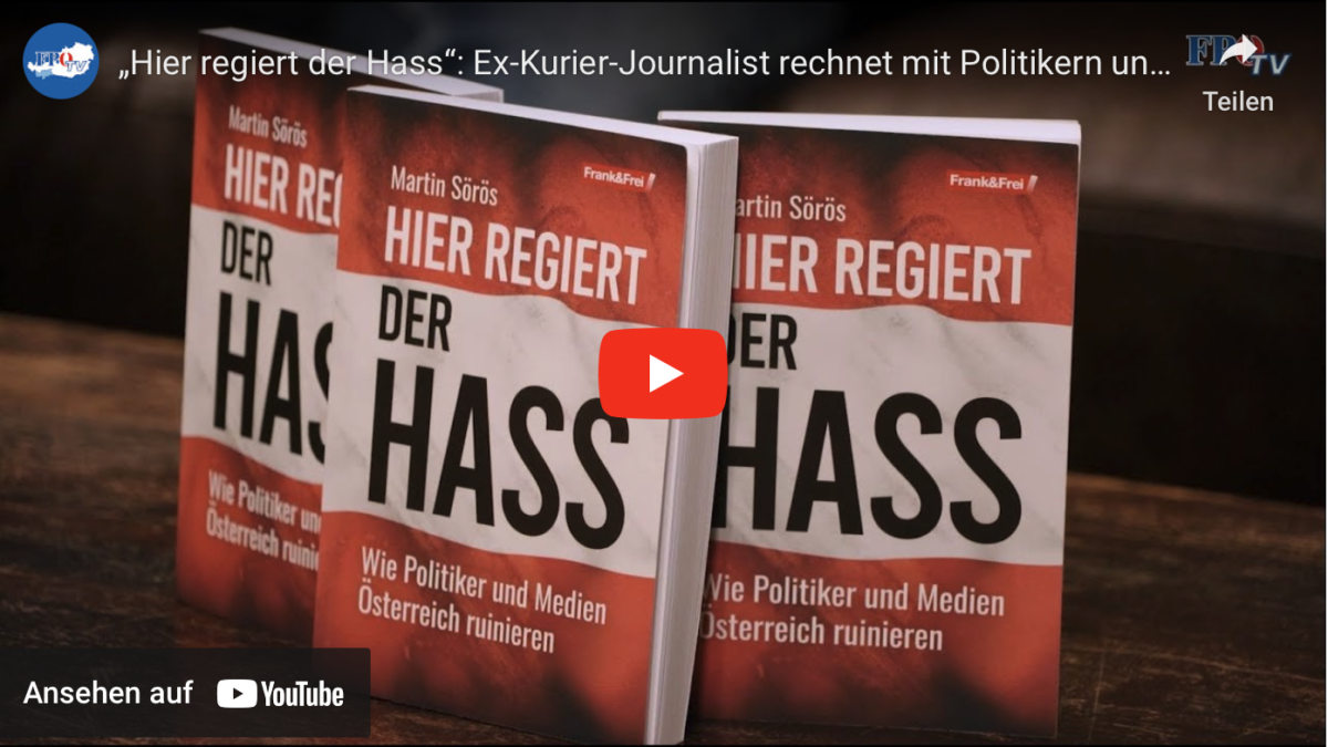 „Hier regiert der Hass“: Ex-Kurier-Journalist rechnet mit Politikern und Medien ab!