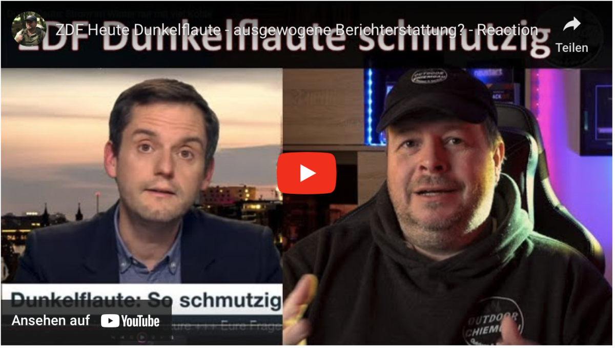 ZDF Heute Dunkelflaute – ausgewogene Berichterstattung? – Reaction