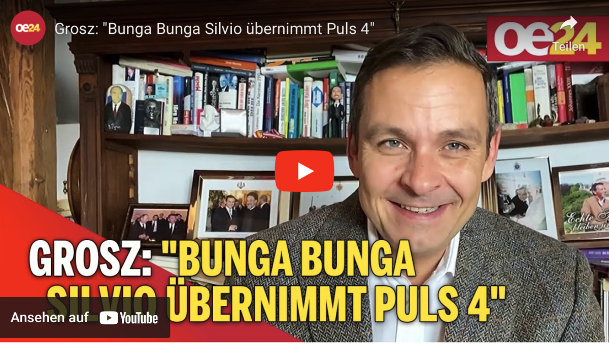 Grosz: „Bunga Bunga Silvio übernimmt Puls 4“