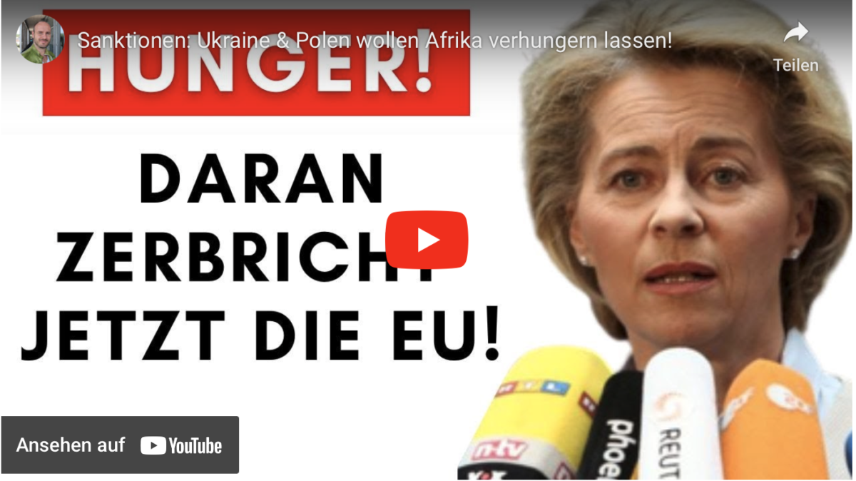 Sanktionen: Ukraine & Polen wollen Afrika verhungern lassen!