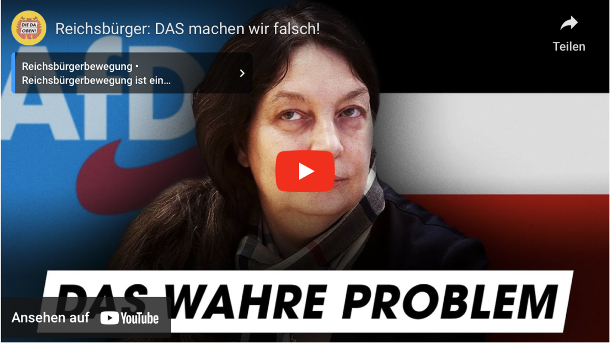 Reichsbürger: DAS machen wir falsch!