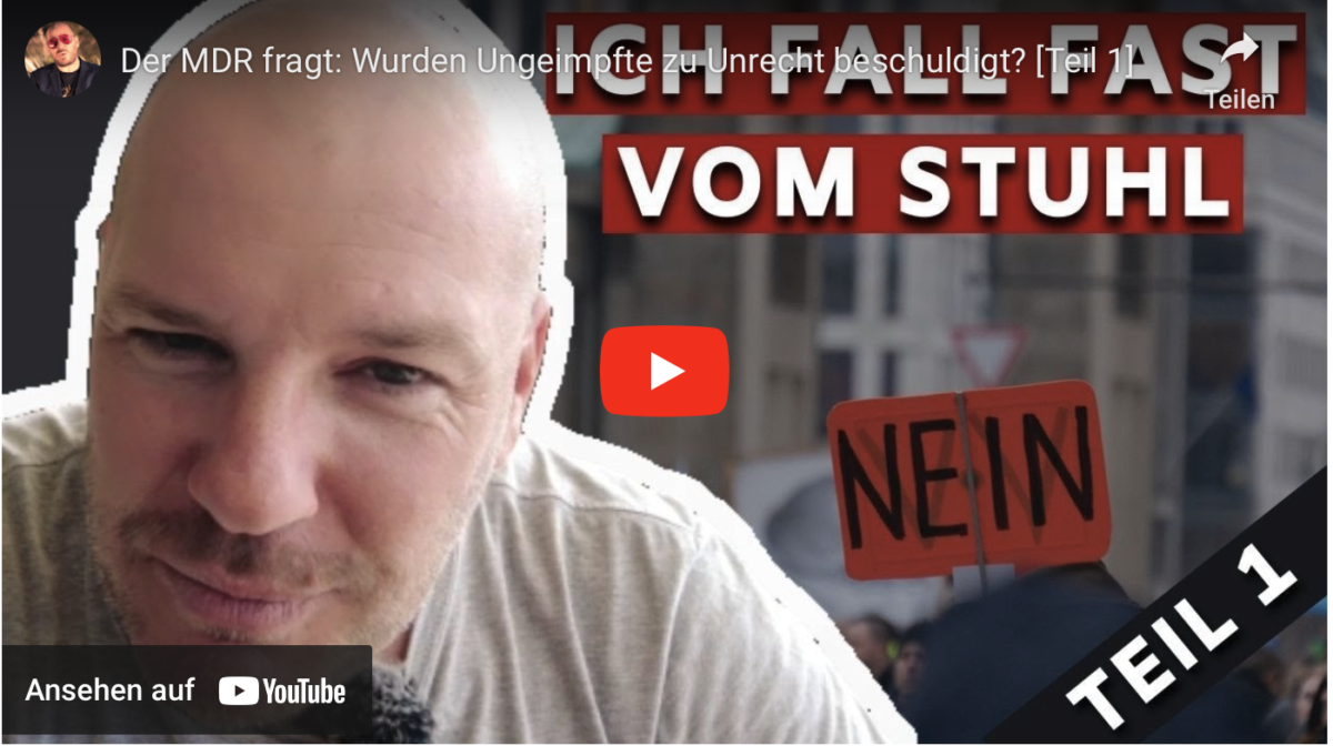Der MDR fragt: Wurden Ungeimpfte zu Unrecht beschuldigt?