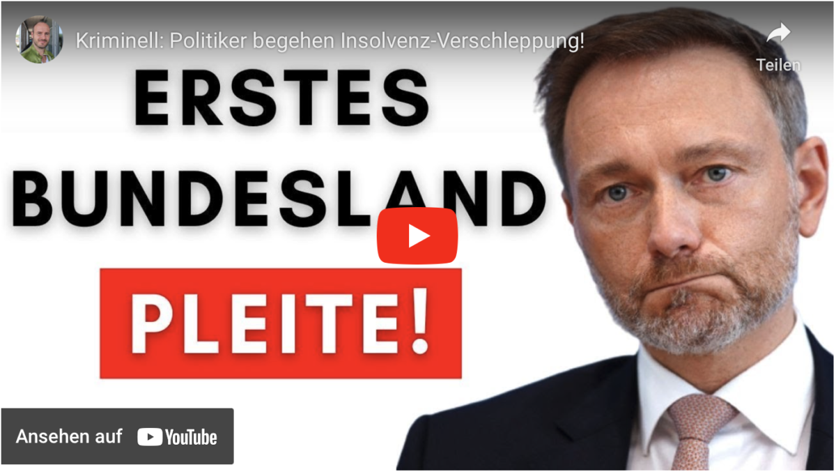 Kriminell: Politiker begehen Insolvenz-Verschleppung!
