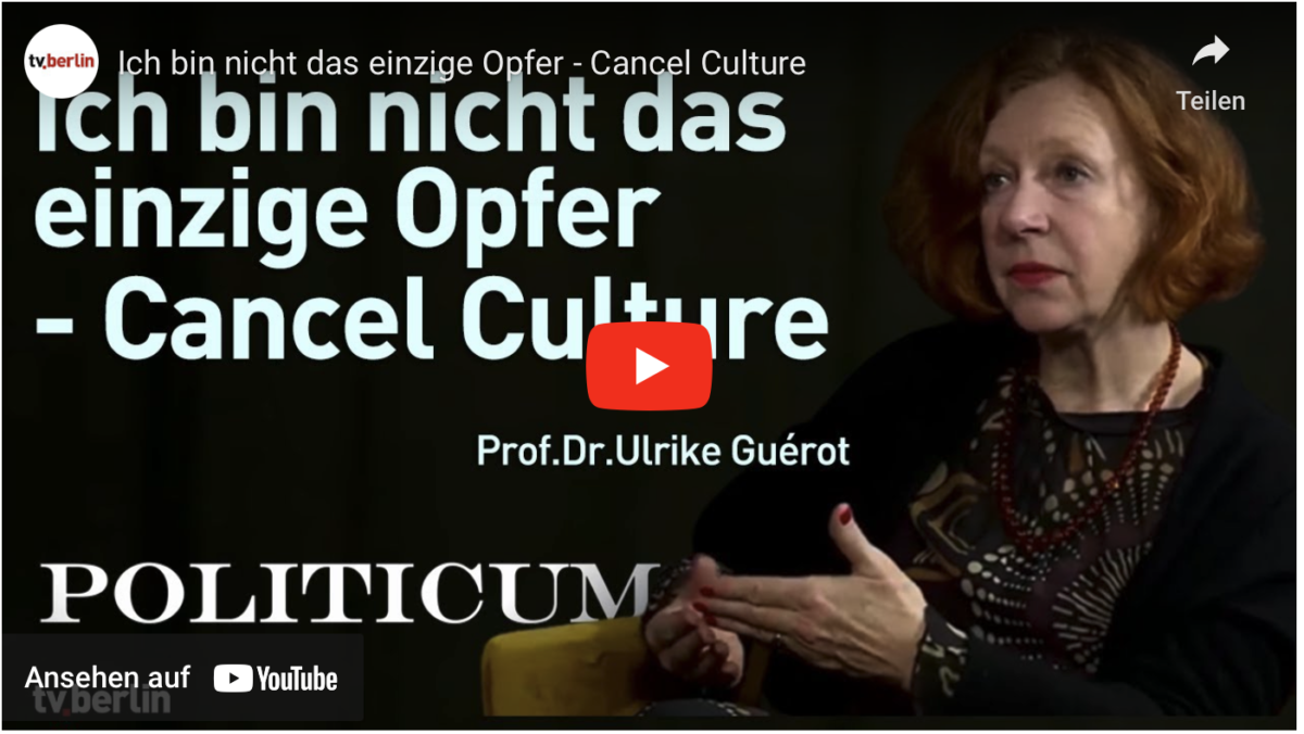 ch bin nicht das einzige Opfer – Cancel Culture!