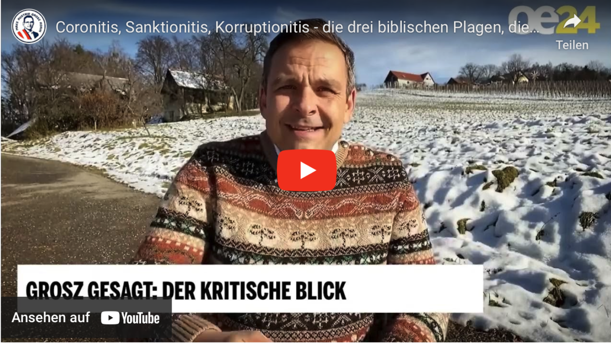 Coronitis, Sanktionitis, Korruptionitis – die drei biblischen Plagen, die uns 2022 quälten.