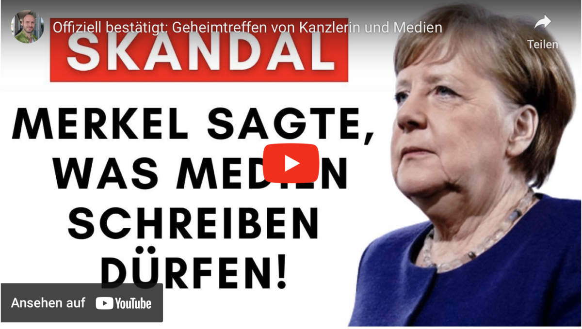 Offiziell bestätigt: Geheimtreffen von Kanzlerin und Medien!