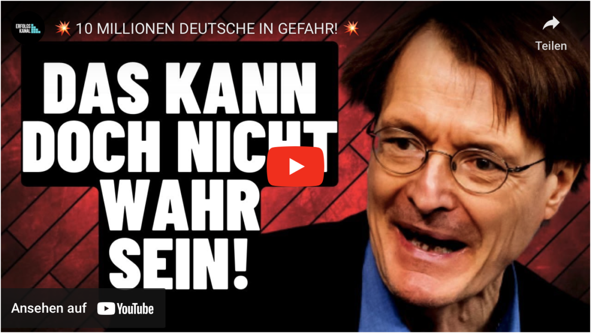 Das kann doch nicht wahr sein! 10 MILLIONEN DEUTSCHE IN GEFAHR!