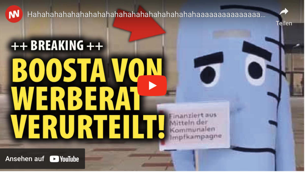 +++Breaking+++ Corona-Boosta von Werberat verurteilt!
