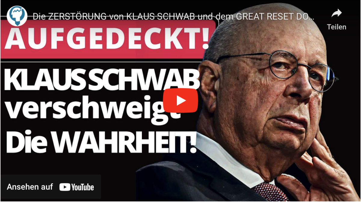 Die ZERSTÖRUNG von KLAUS SCHWAB und dem GREAT RESET DOGMA! Teil 2