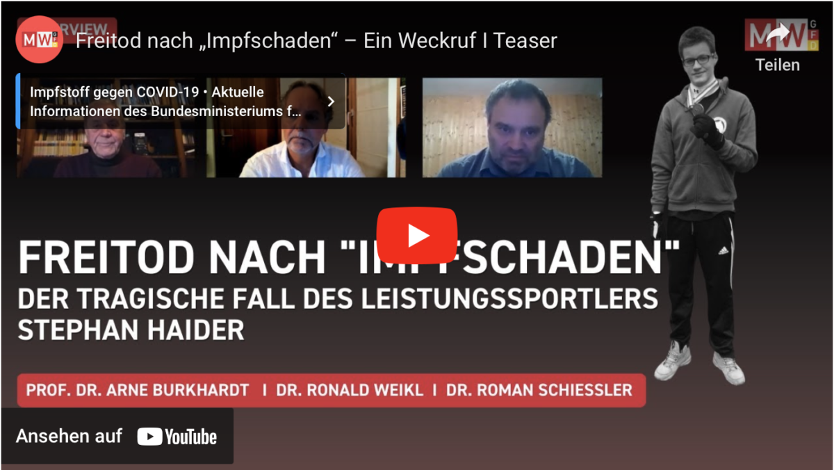 Freitod nach „Impfschaden“ – Ein Weckruf