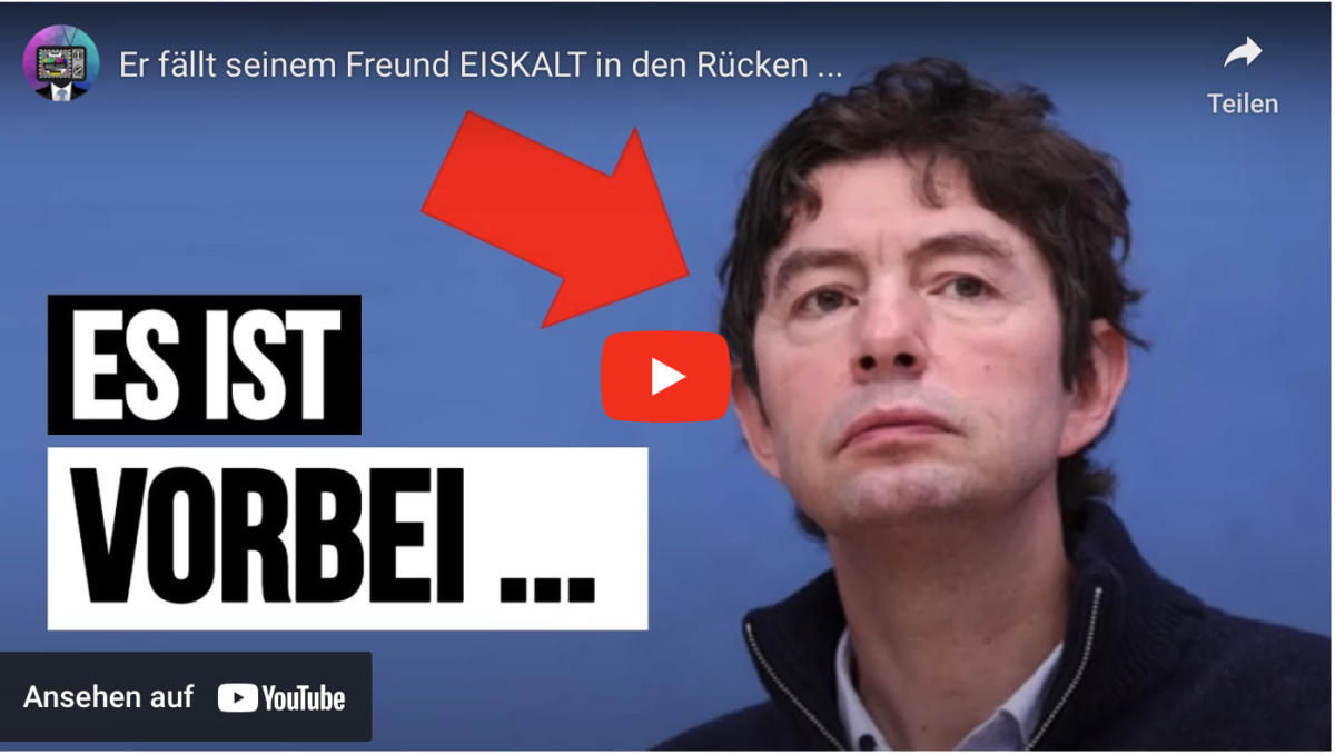 Corona ist vorbei! Drosten fällt seinem Freund EISKALT in den Rücken …!