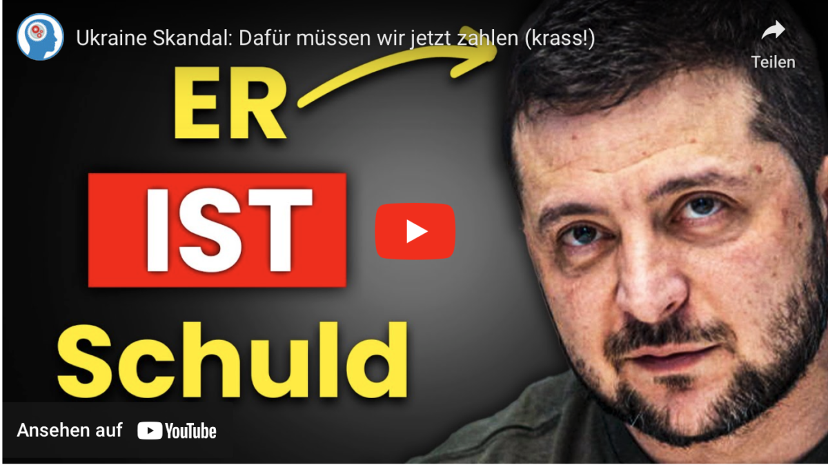 Ukraine Skandal: Dafür müssen wir jetzt zahlen (krass!)