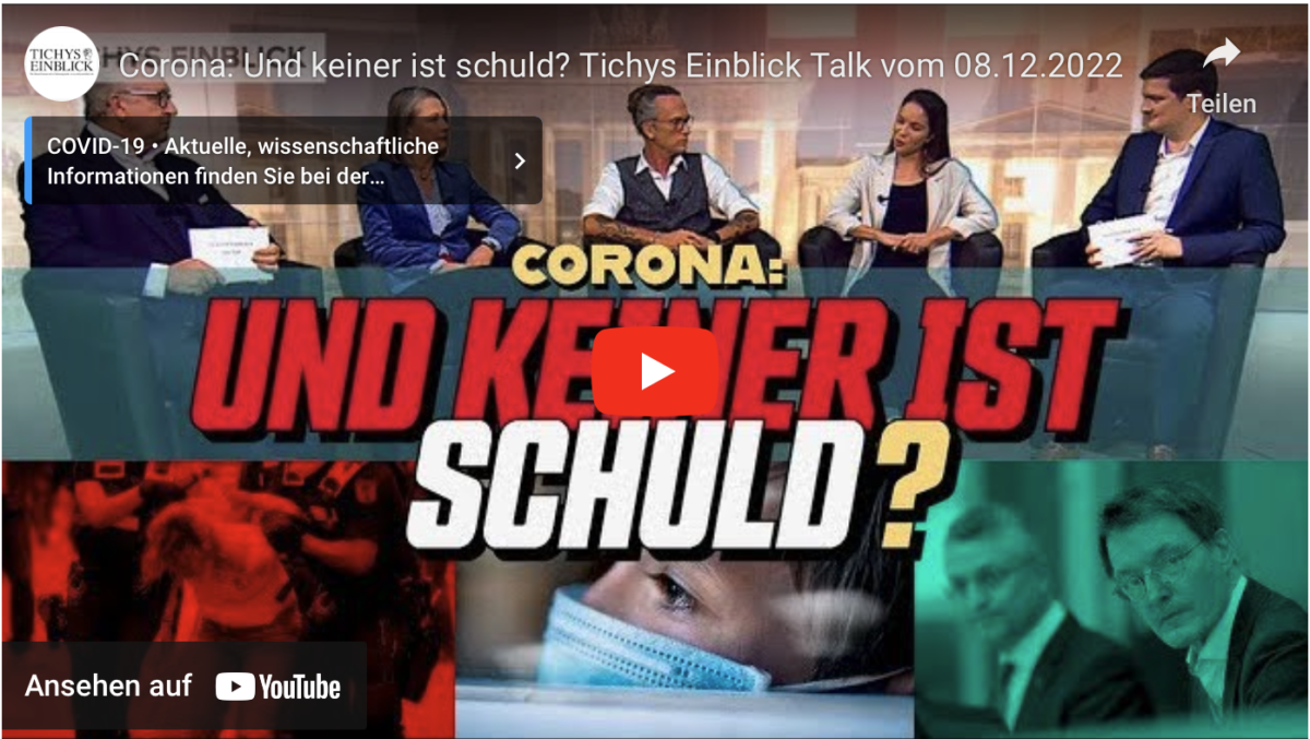 Corona: Und keiner ist schuld? Tichys Einblick