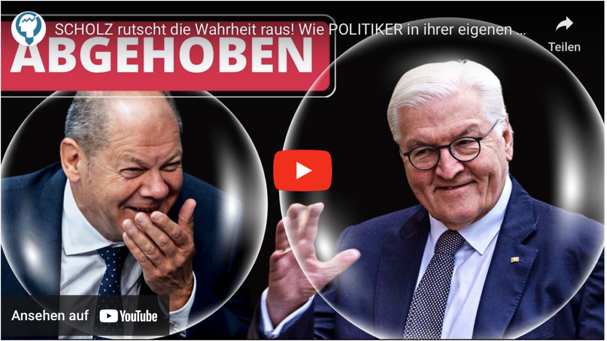SCHOLZ rutscht die Wahrheit raus! Wie POLITIKER in ihrer eigenen BLASE leben – Eine Analyse!