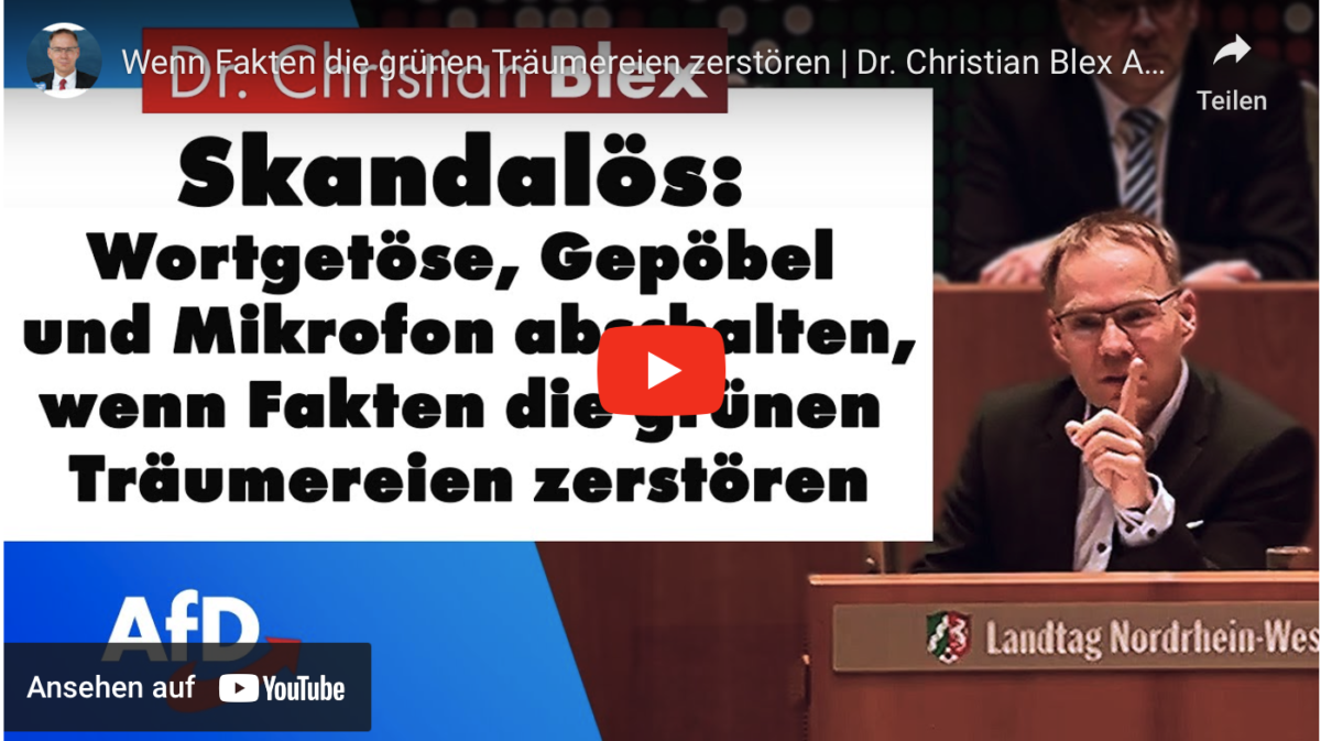 Wenn Fakten die grünen Träumereien zerstören
