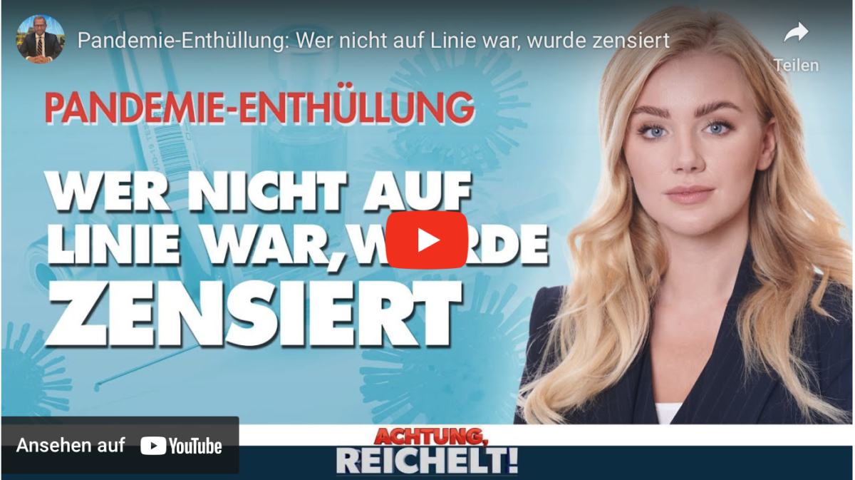 Pandemie-Enthüllung: Wer nicht auf Linie war, wurde zensiert!