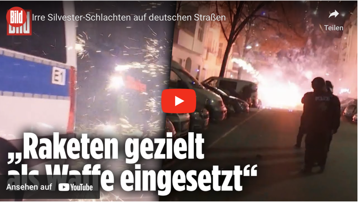 Irre Silvester-Schlachten auf deutschen Straßen!