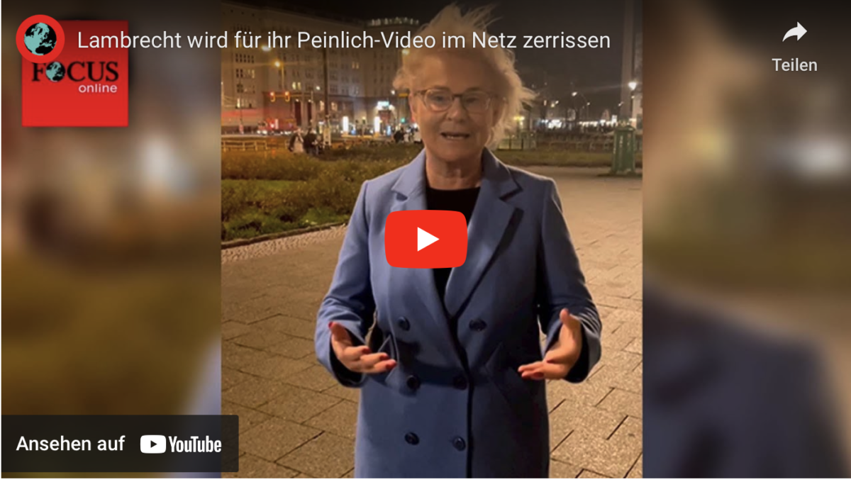 Verteidigungsministerin Lambrecht wird für ihr Peinlich-Video im Netz zerrissen!