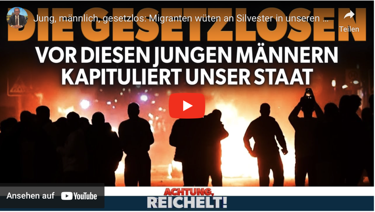 Silvester-Schande: Jung, männlich, gesetzlos: Migranten wüten an Silvester in unseren Städten – der Staat kapituliert!