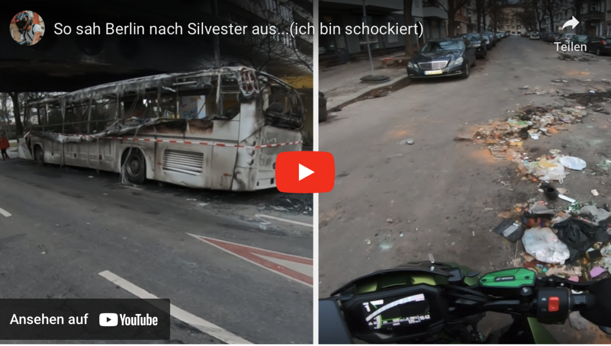 So sah Berlin nach Silvester aus…(ich bin schockiert)