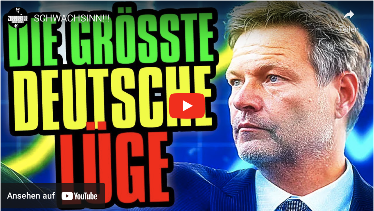 Schwachsinn: Die grösste Deutsche Lüge!