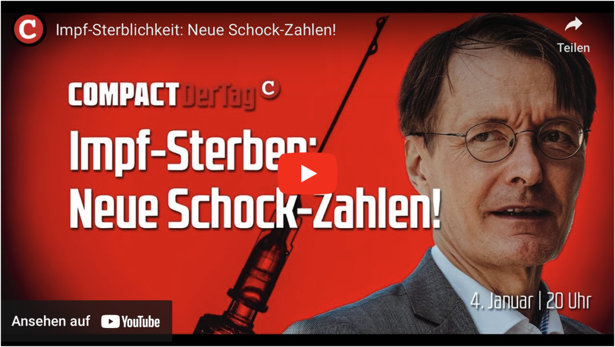 Impf-Sterblichkeit: Neue Schock-Zahlen!