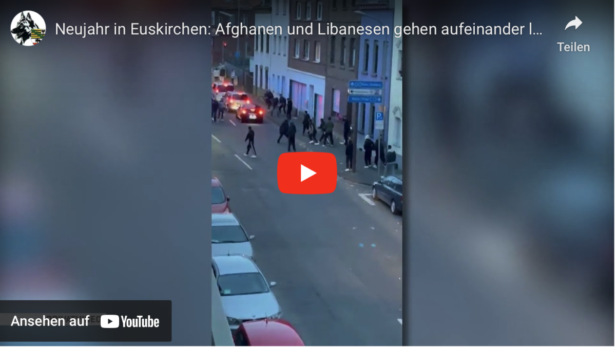 Neujahr in Euskirchen: Afghanen und Libanesen gehen aufeinander los !
