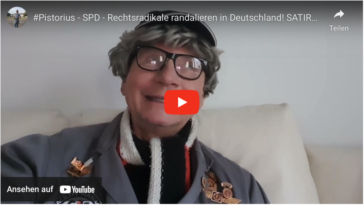 #Pistorius – SPD – Rechtsradikale randalieren in Deutschland! SATIRE!!!