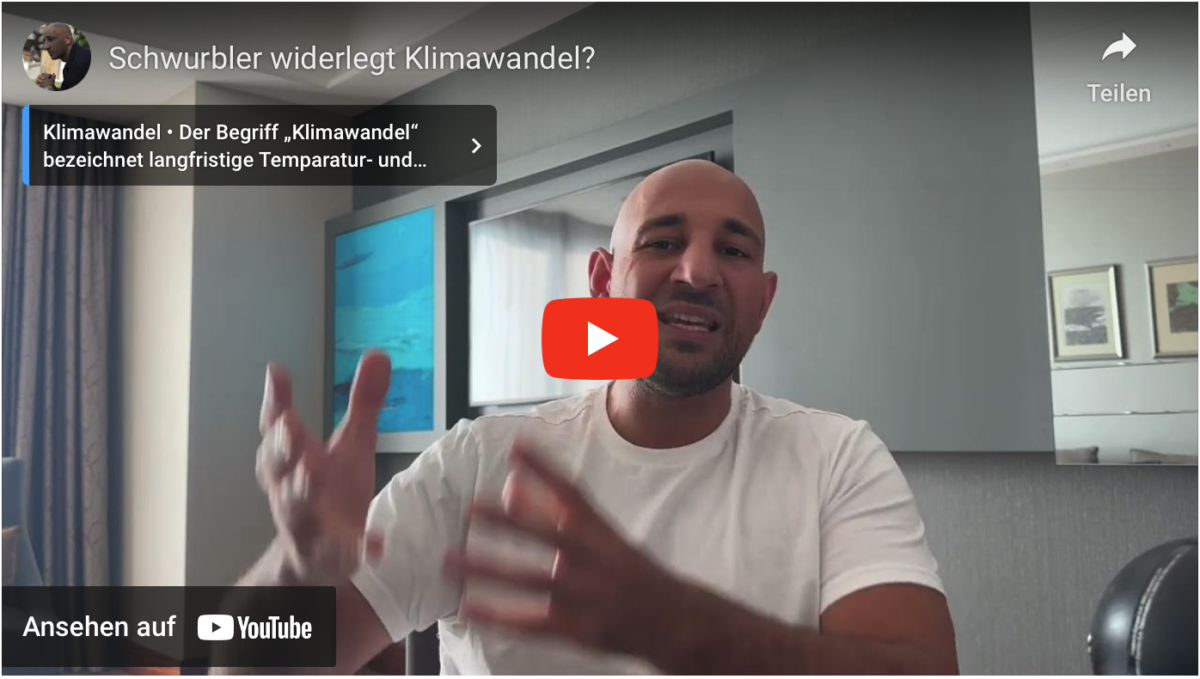 Schwurbler widerlegt Klimawandel?