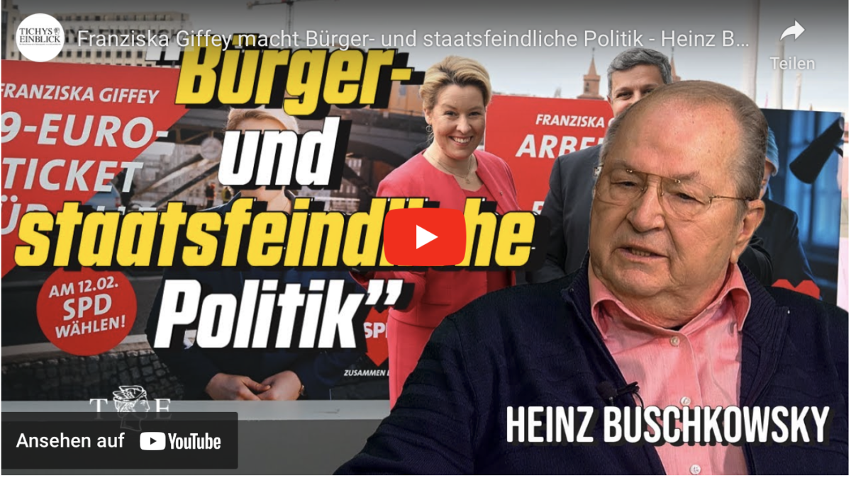 Franziska Giffey macht Bürger- und staatsfeindliche Politik!