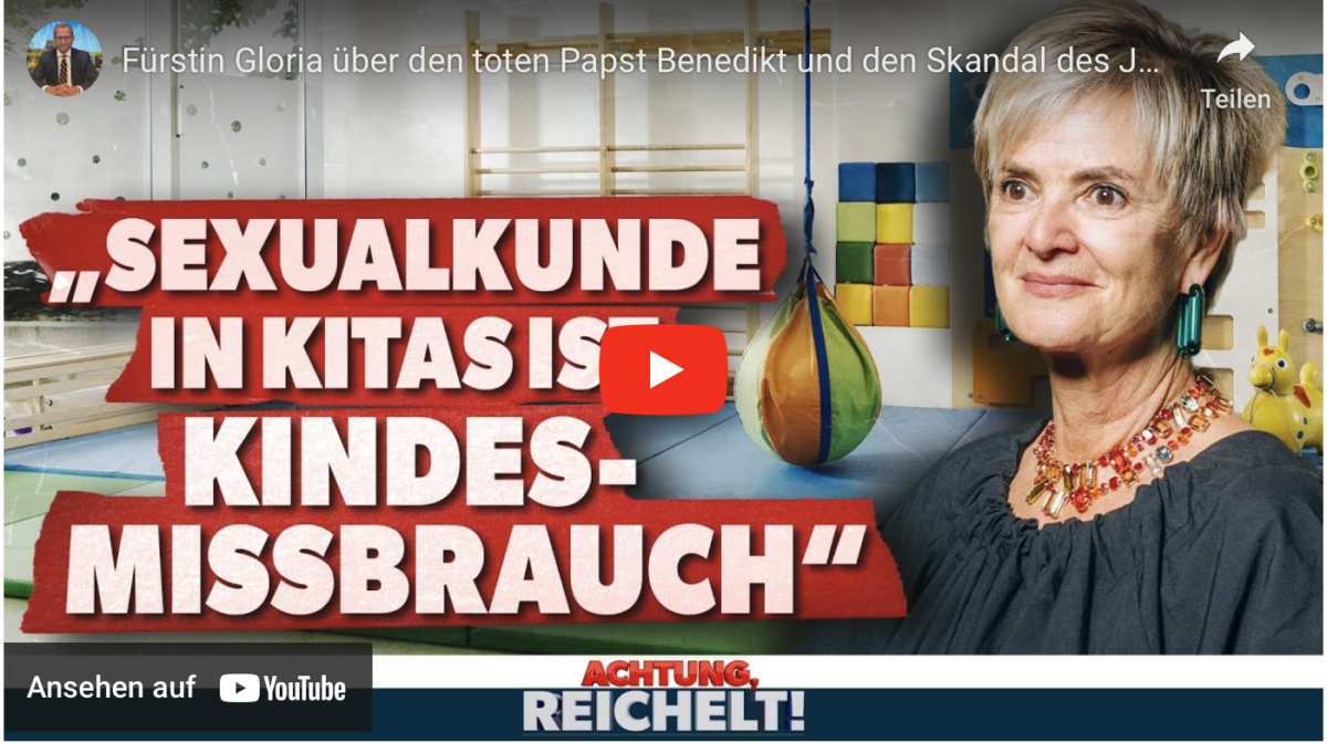 Fürstin Gloria über den toten Papst Benedikt und den Skandal des Jahres um Prinz Harry!