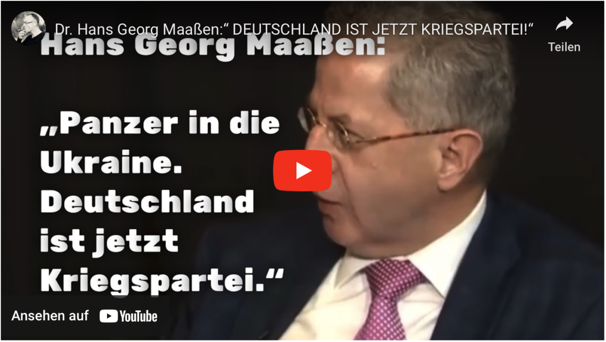 Maaßen warnt: „Russland könnte Deutschland nach Panzerlieferung angreifen!
