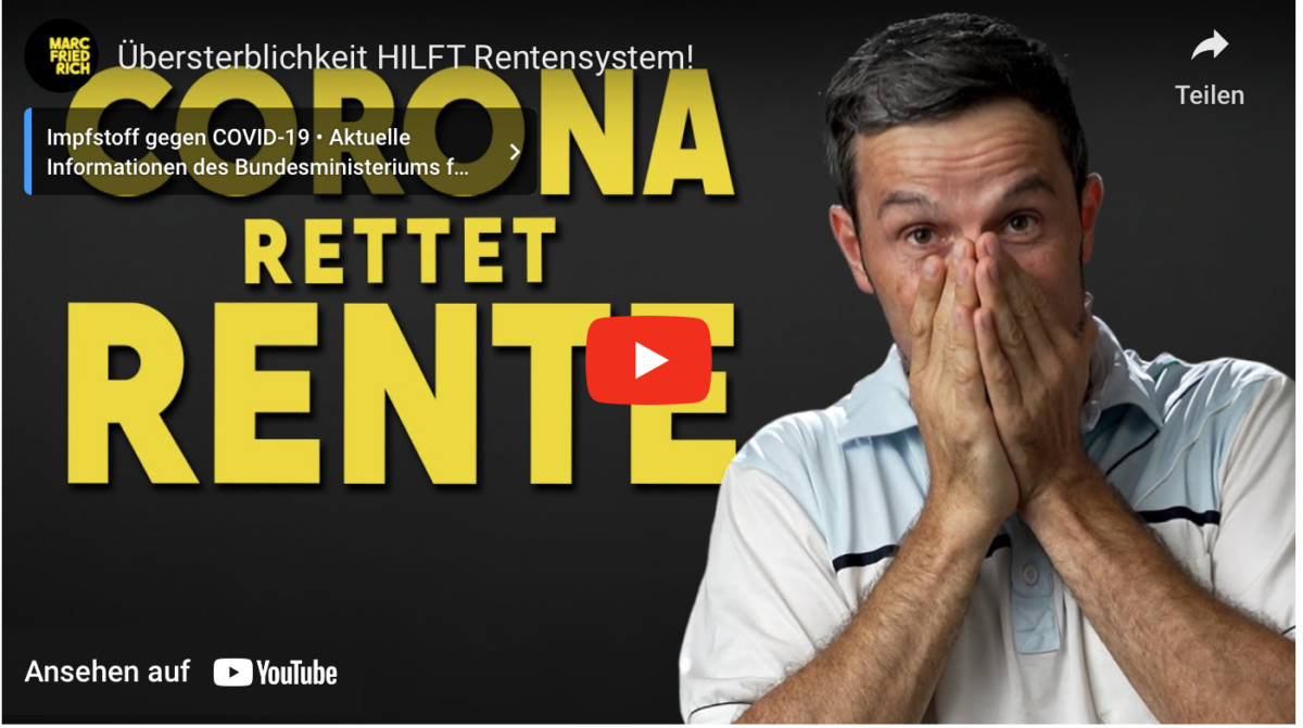 Übersterblichkeit HILFT Rentensystem!