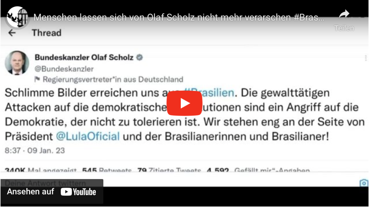 Menschen lassen sich von Olaf Scholz nicht mehr verarschen #Brasilien #Lauterbach #Lambrecht #Faeser