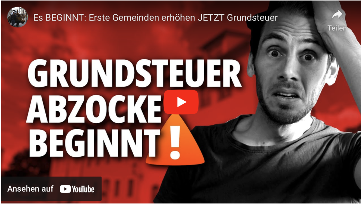 Es BEGINNT: Erste Gemeinden erhöhen JETZT Grundsteuer!