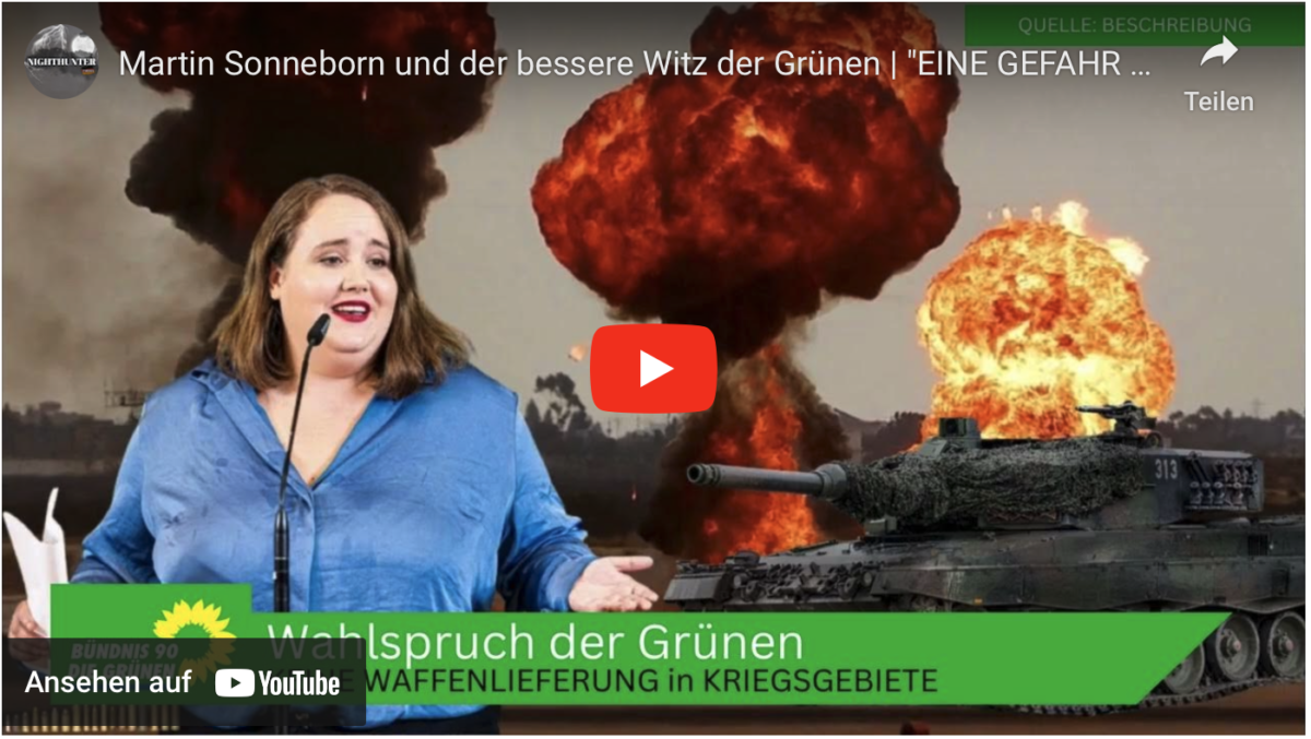 Martin Sonneborn und der bessere Witz der Grünen | „EINE GEFAHR FÜR DEUTSCHLAND“